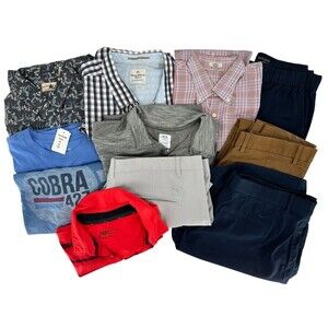 Wholesale Reseller Lot 11 Pieces Mens Mixed Bundle Golf Preppy Casual